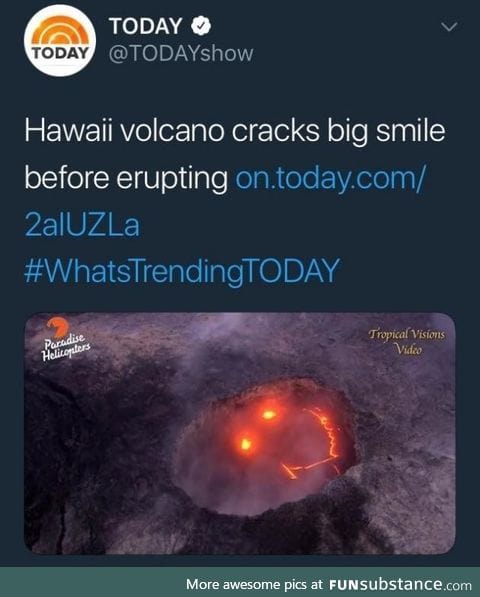 Friendly volcano
