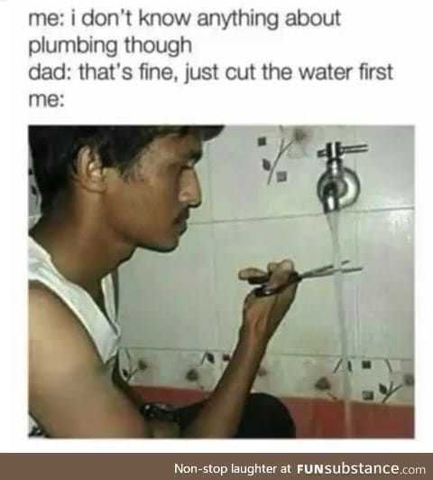 Cut the water