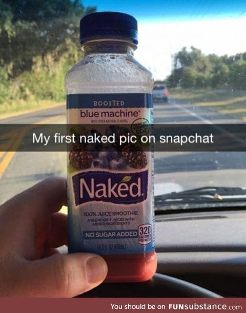 Naked pic on snapchat