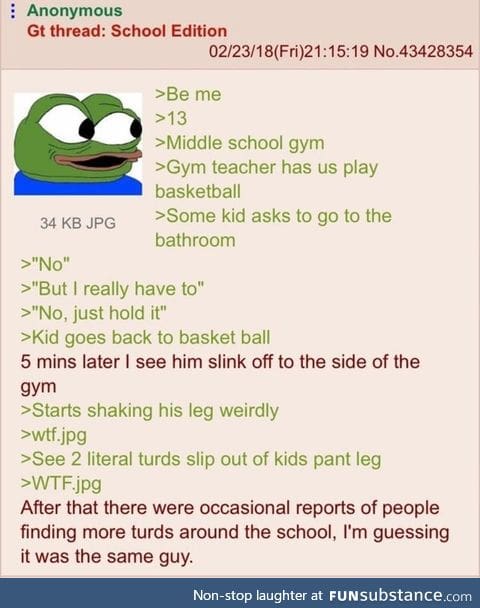 Anon is in gym