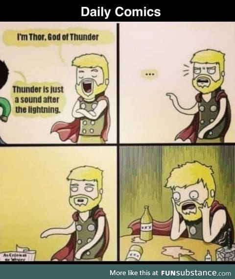 Thor is just a God of sound