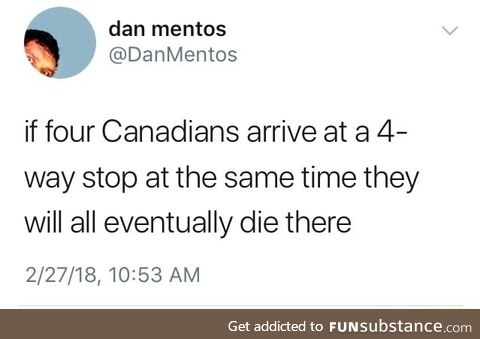 A Canadians' weakness