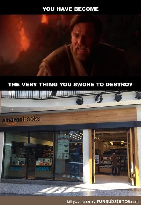 You have become the very thing you swore to destroy