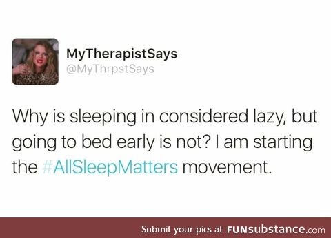 All sleep matters