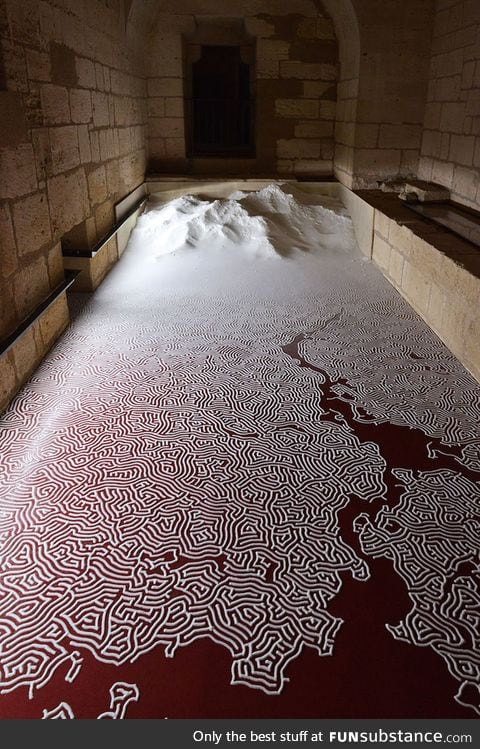 A labyrinth made of salt