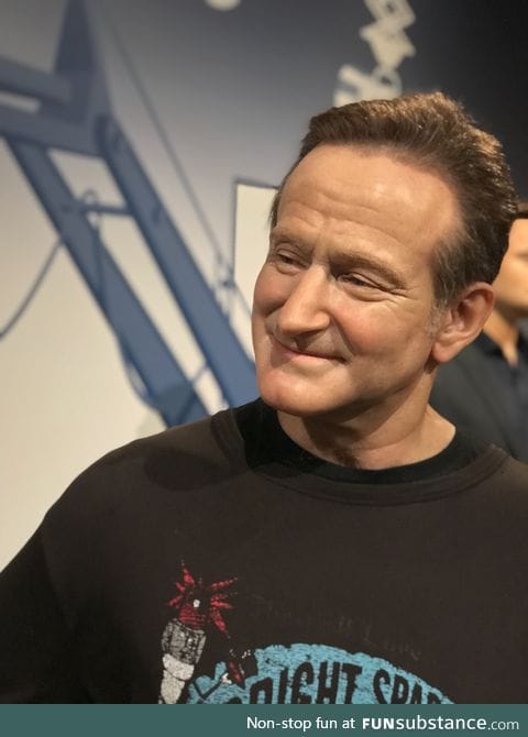 The realistic wax Robin Williams