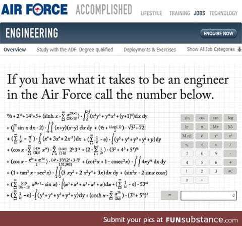 This was actually on the air force website