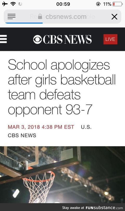 Imagine having to apologize for winning. What is wrong with people these days?