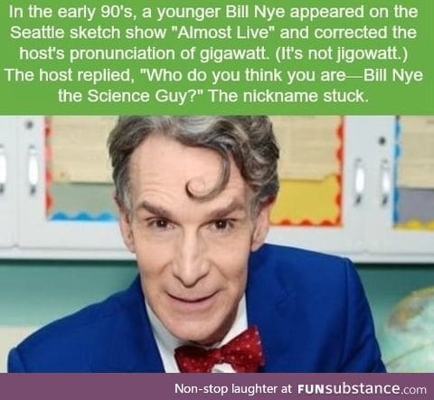How Bill Nye The Science Guy came about