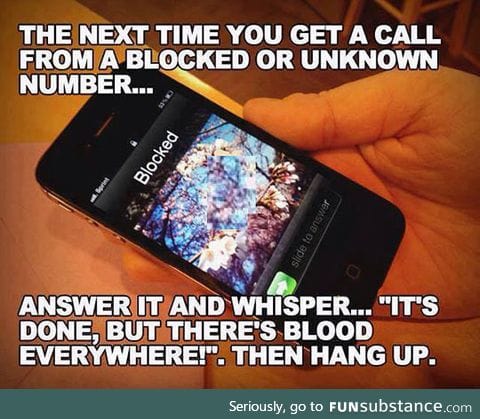 Next time you get one of these calls
