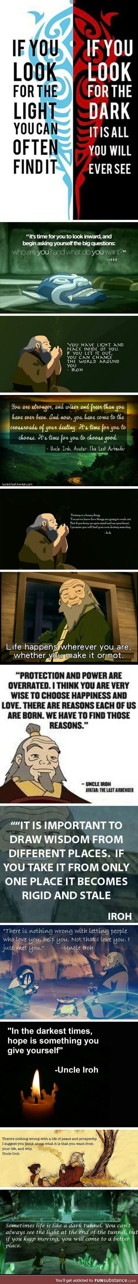 The wise words of Iroh