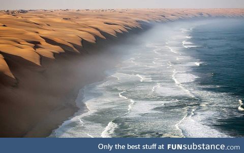 Where the Namib desert meets the sea