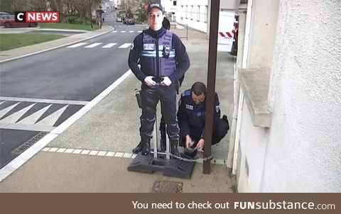 Meanwhile in France we use fake police officers