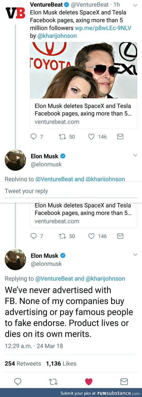 Elon goes busting