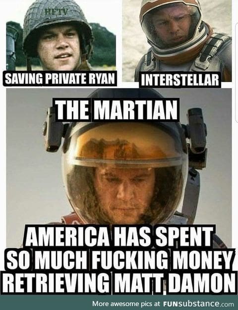 The real solution to any debt crisis is to stop saving Matt Damon