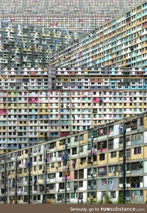 Vertical slums - caracas, venezuela