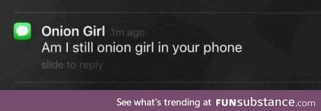 Onion girl