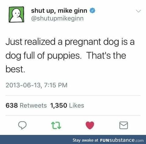 Full of puppies