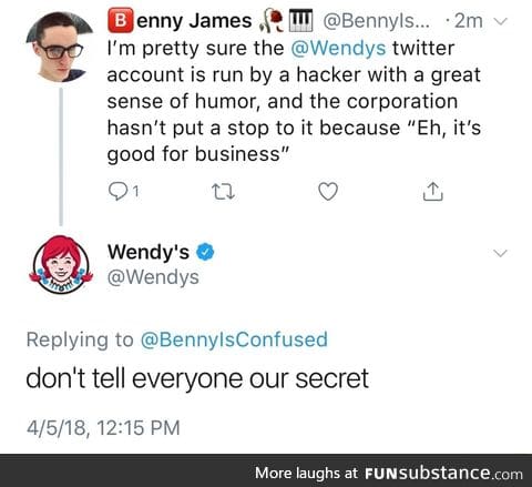 The secret behind Wendy's Tiwtter