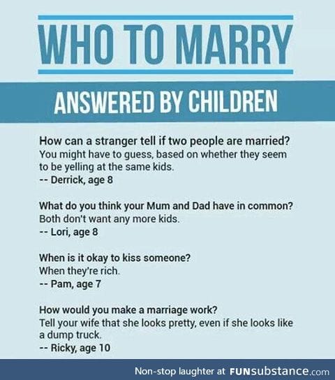 How can you tell if two people are married?
