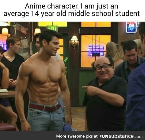 Every anime MC ever