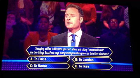 The ultimate trick question on Who Wants to be a Millionaire
