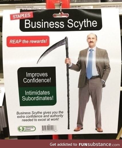 Business scythe
