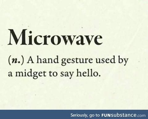 True meaning of microwave