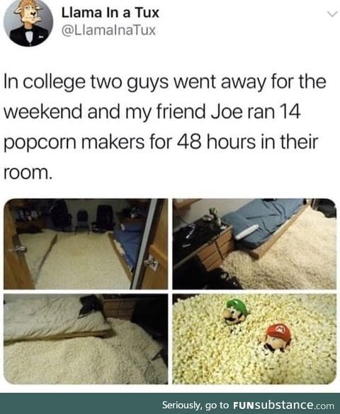 Popcorn pool