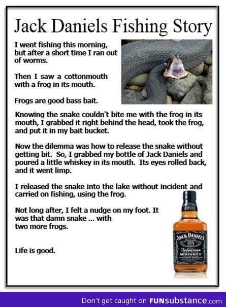 Whiskey and the snake