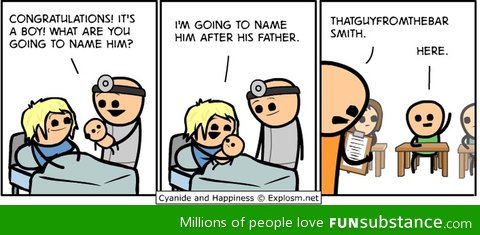 Naming a child
