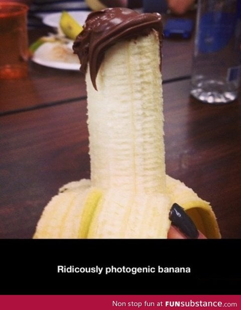 Photogenic banana