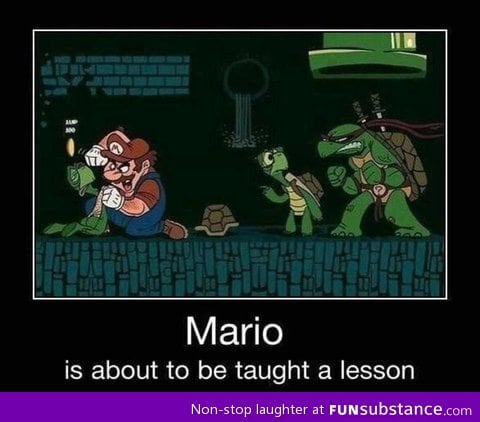 Mario is in trouble