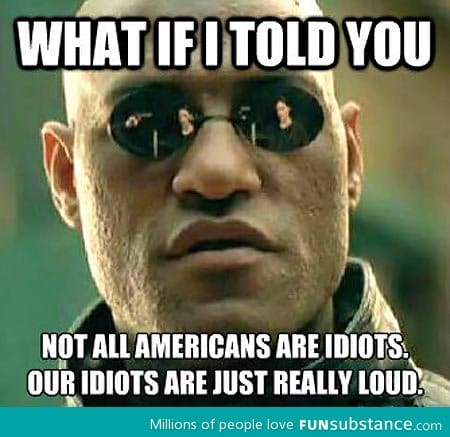 Every time I see people bashing americans