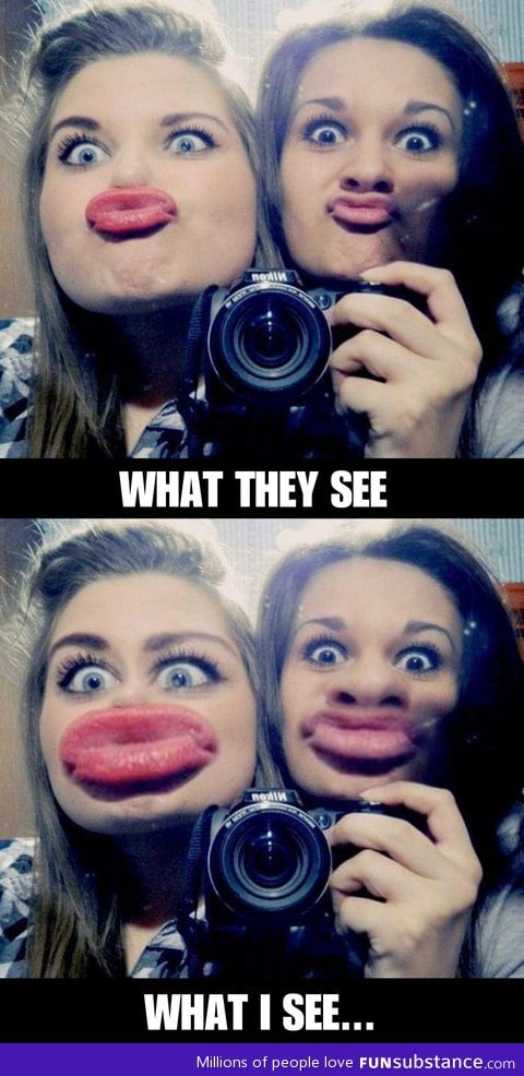 How I see duck faces