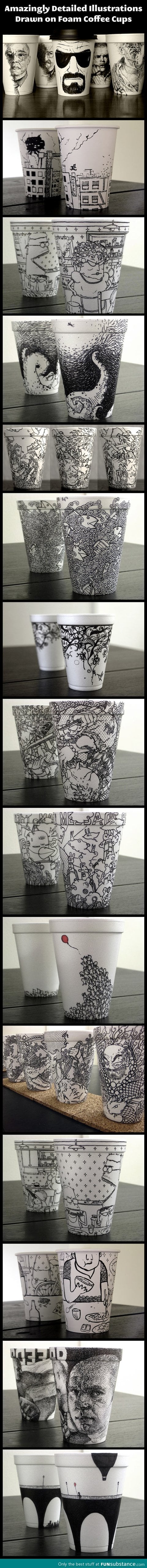 Awesome coffee cup designs