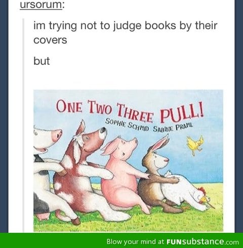 Don't judge book by cover