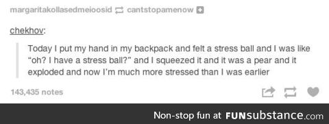 I’m stressed