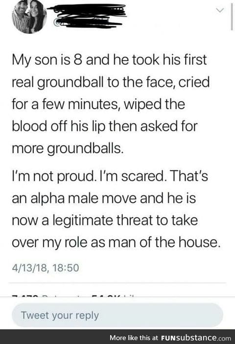 An alpha boy