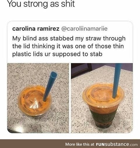 The straw is even stronger