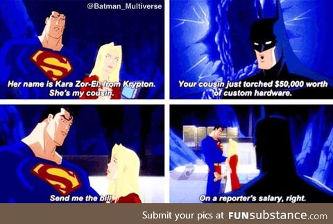 Superman can't recover from that