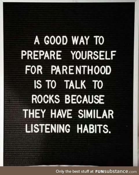 Parenting lesson