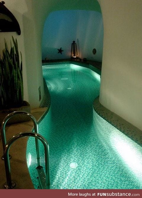 I could swim laps here
