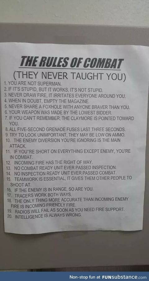 Rules of Combat
