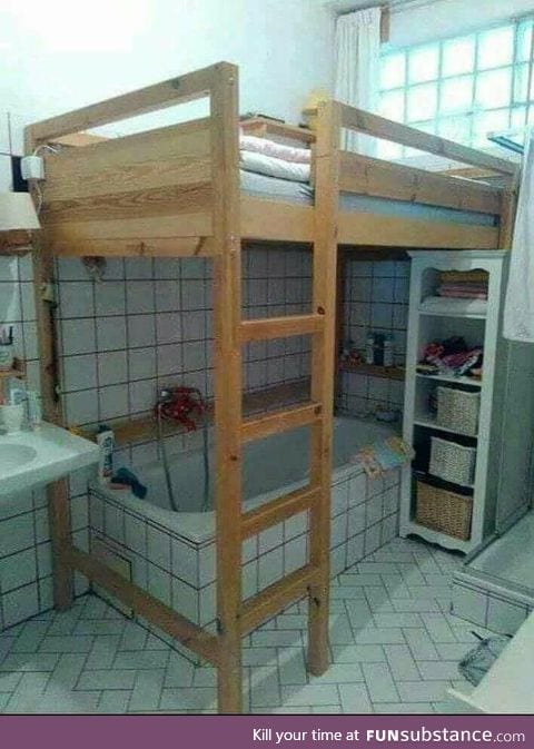 It's a one bedroom with attached bathroom