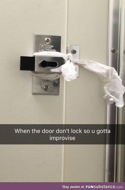 Improvised lock