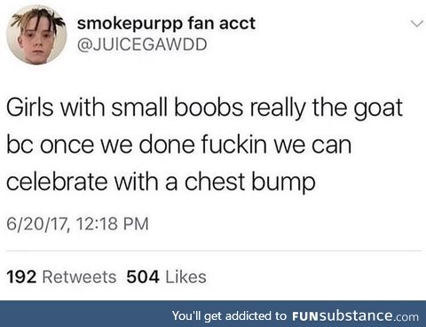 Small boobs are the best