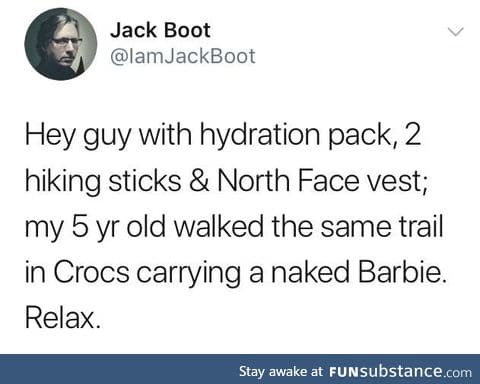 Competitive hiking