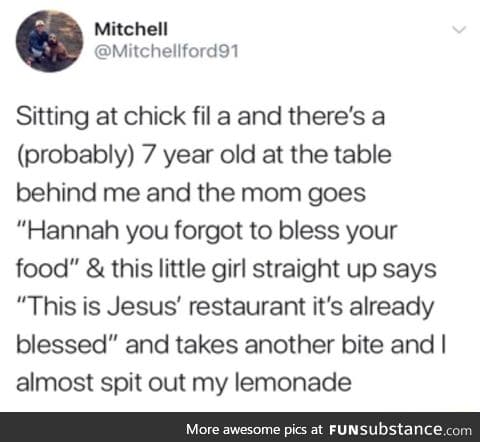Bless your food