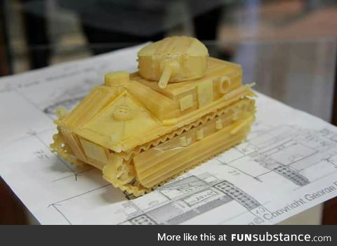 Rare picture of an Italian tank